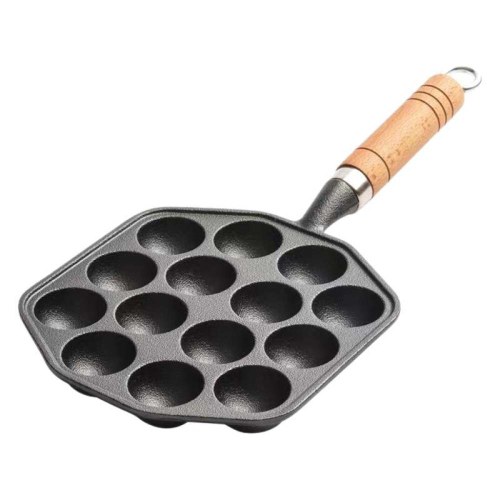 Takoyaki Grill Plate - Wajan Takoyaki dari Besi Cor, Cetakan