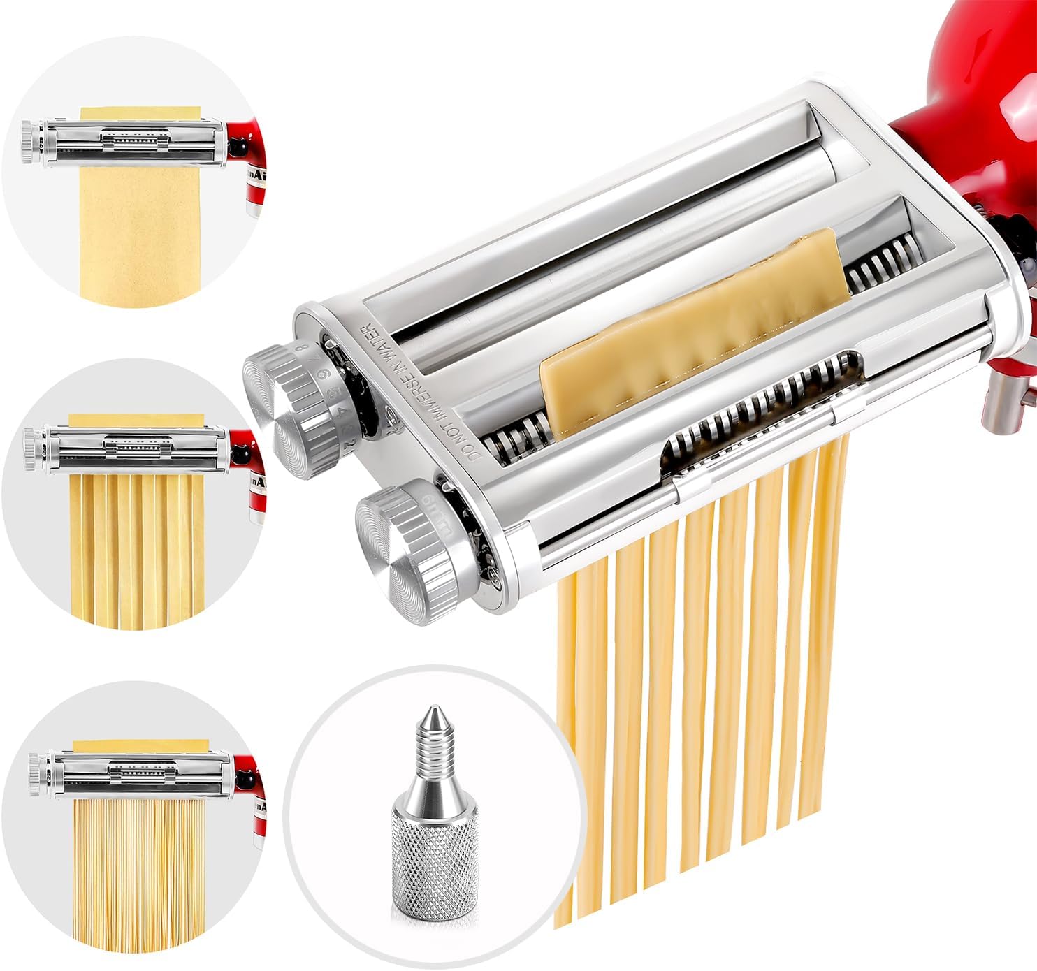 Kitchenaid Mixer Hand Mixer - Aksesoris Penggiling & Pemotong Pasta 3-in-1