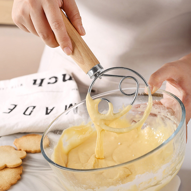 Danish Pancake Pan - Pengocok Adonan Denmark, Pengocok Baja Tahan
