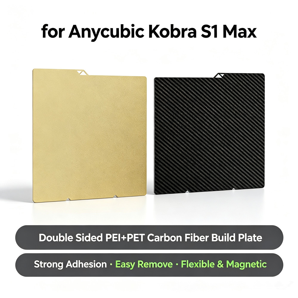 Crepe Pan Carbon - Untuk Anycubic Kobra S1 Max, Peningkatan