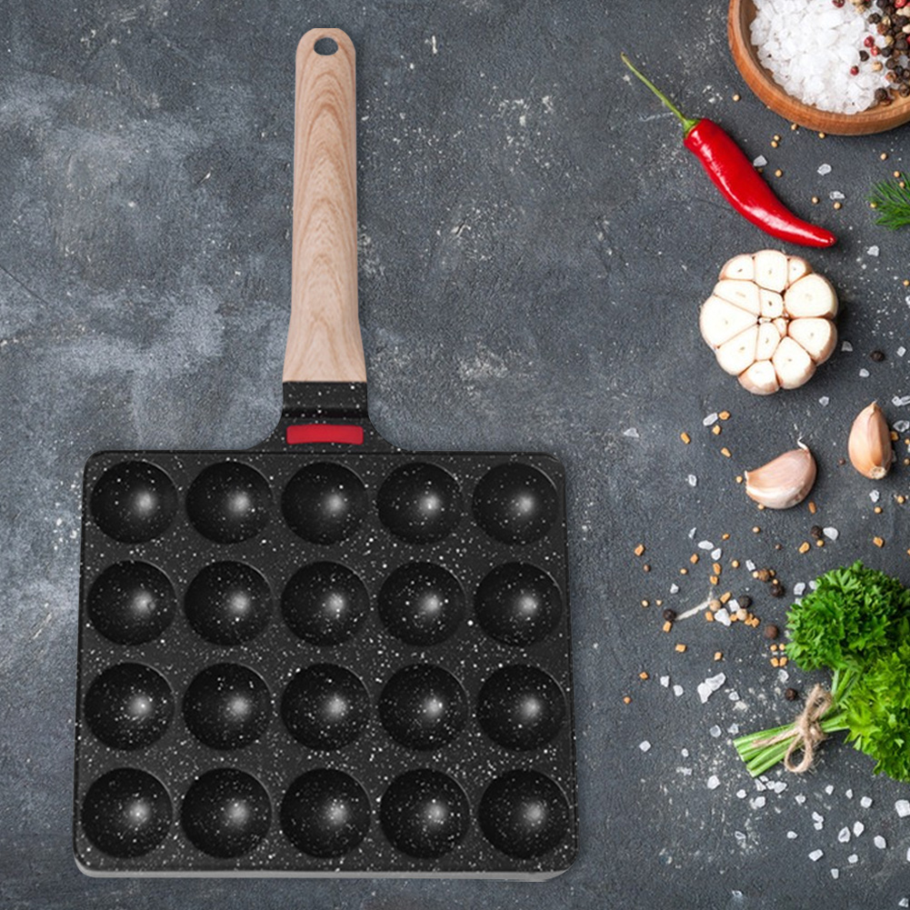 Takoyaki Grill Plate - Wajan Takoyaki Anti Lengket 20 Lubang