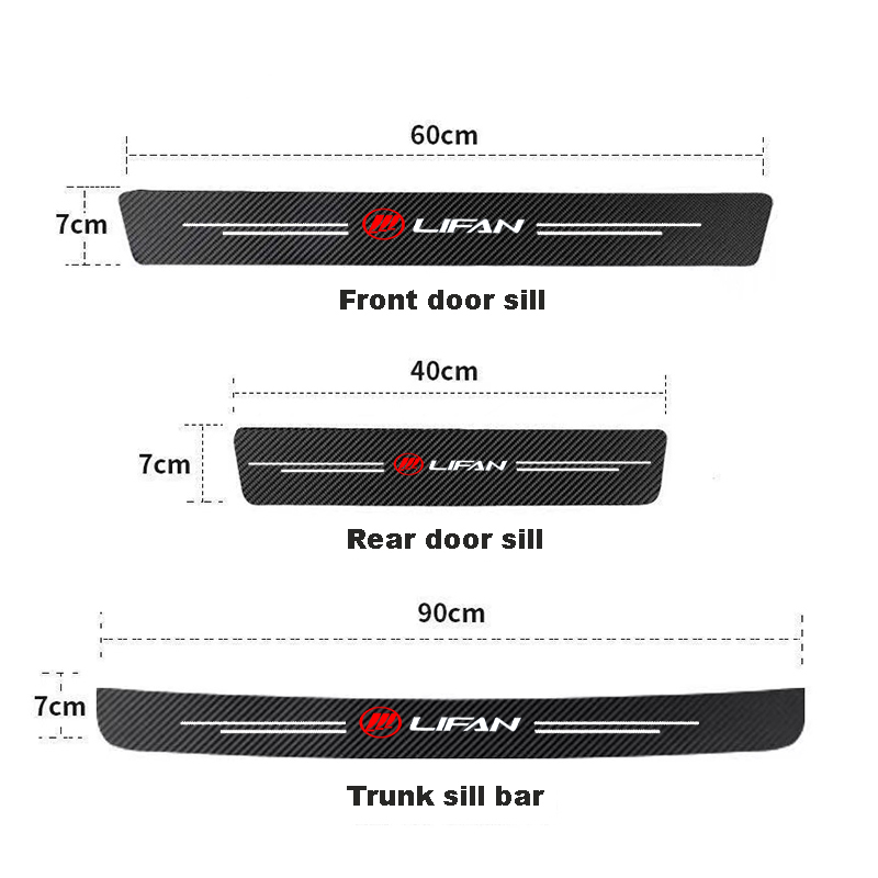 Pelat Scuff ambang pintu mobil - Crepe Pan Carbon ulasan dan harga