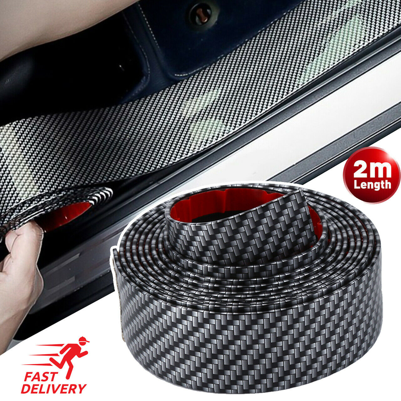 Stiker Mobil 2M Pelindung Amba - Crepe Pan Carbon ulasan dan harga