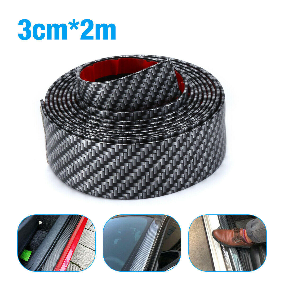 Stiker Mobil 2M Pelindung Amba - Crepe Pan Carbon ulasan dan harga