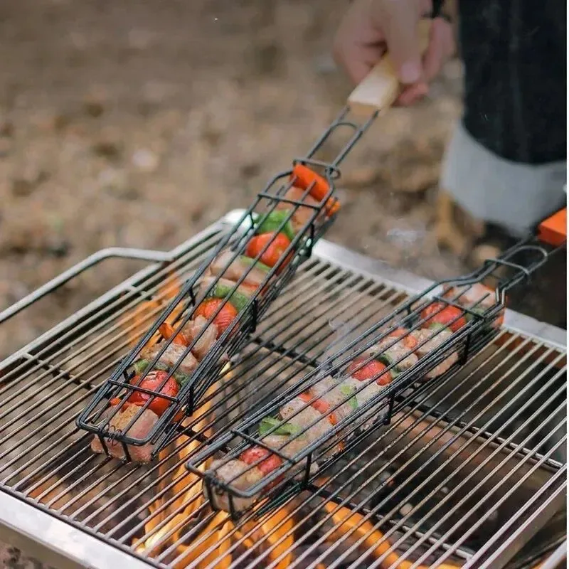 Keranjang Pemanggang BBQ denga - Corn Dog Stick ulasan dan harga